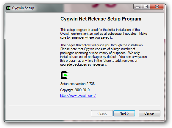 cygwin install apt get